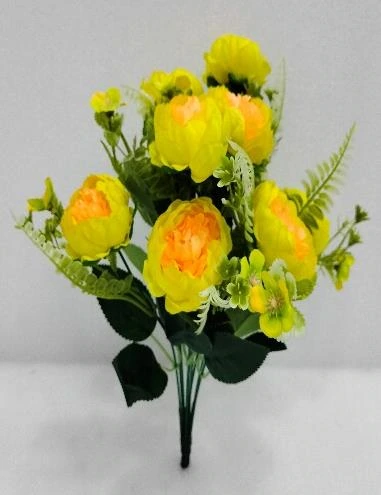 Peony Med Bunch x9
